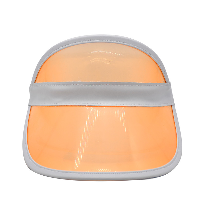 PVC PU Material Adjustable Sun Visor Cap For Outdoor Sports