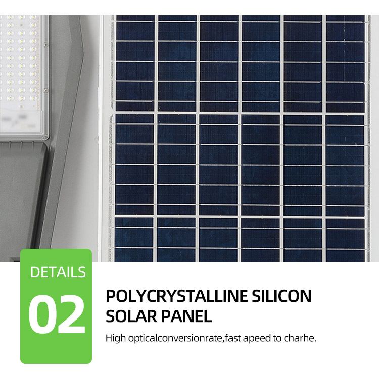 Thick Aluminum 200 Watt Solar Charged Street Lights , Solar Powered Street Lamp IP65 Waterproof