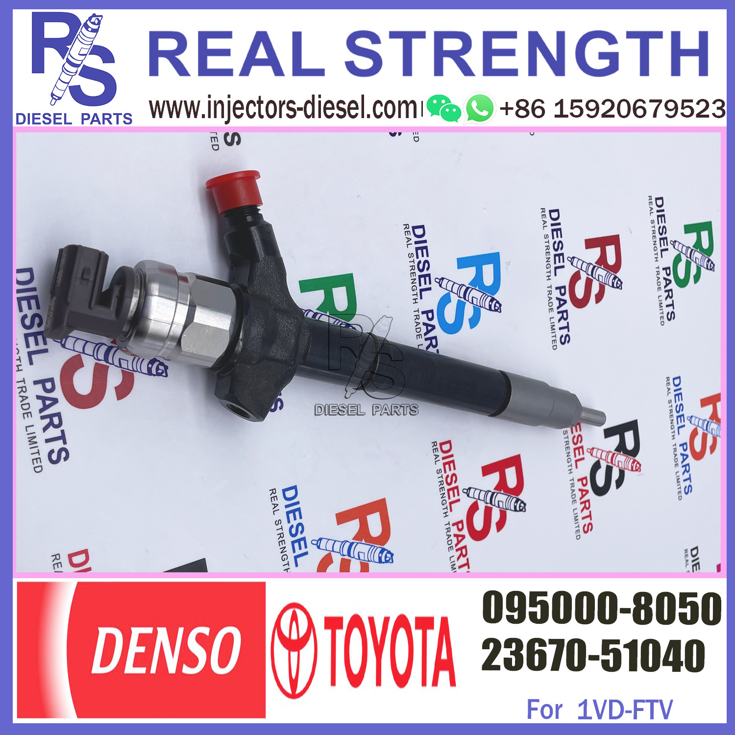 diesel fuel engine injector 095000-8050 23670-51040 engine high pressure pump engine injection injector 095000-8050