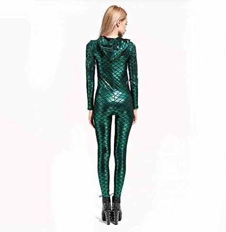 Full Body Wrapped Mermaid Tail Costume , Women's Sexy Mermaid Bodysuit