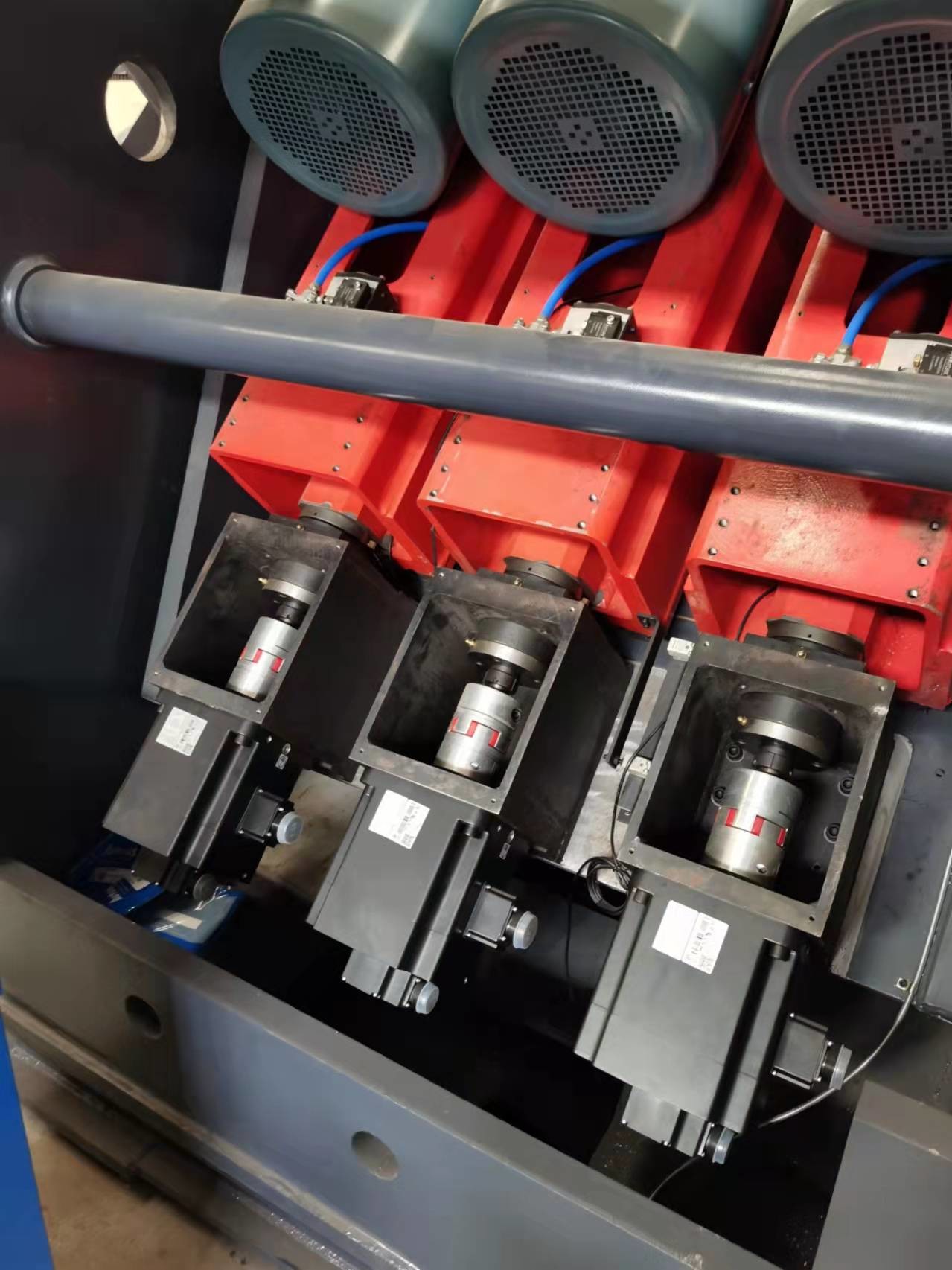 High Speed CNC Angle Drilling and Marking Line Model AMD2532 with 6 Drilling Heads