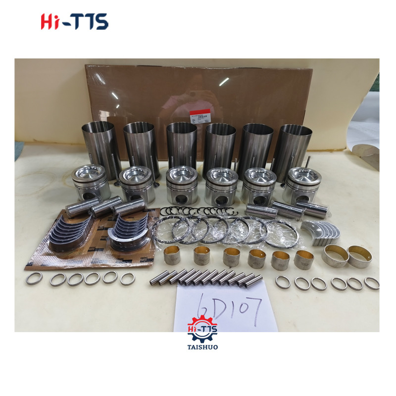 6D107Cylinder Liner Kit 4934860 4955251 3904167 Engine Rebuild Kits For Diesel Engine Parts