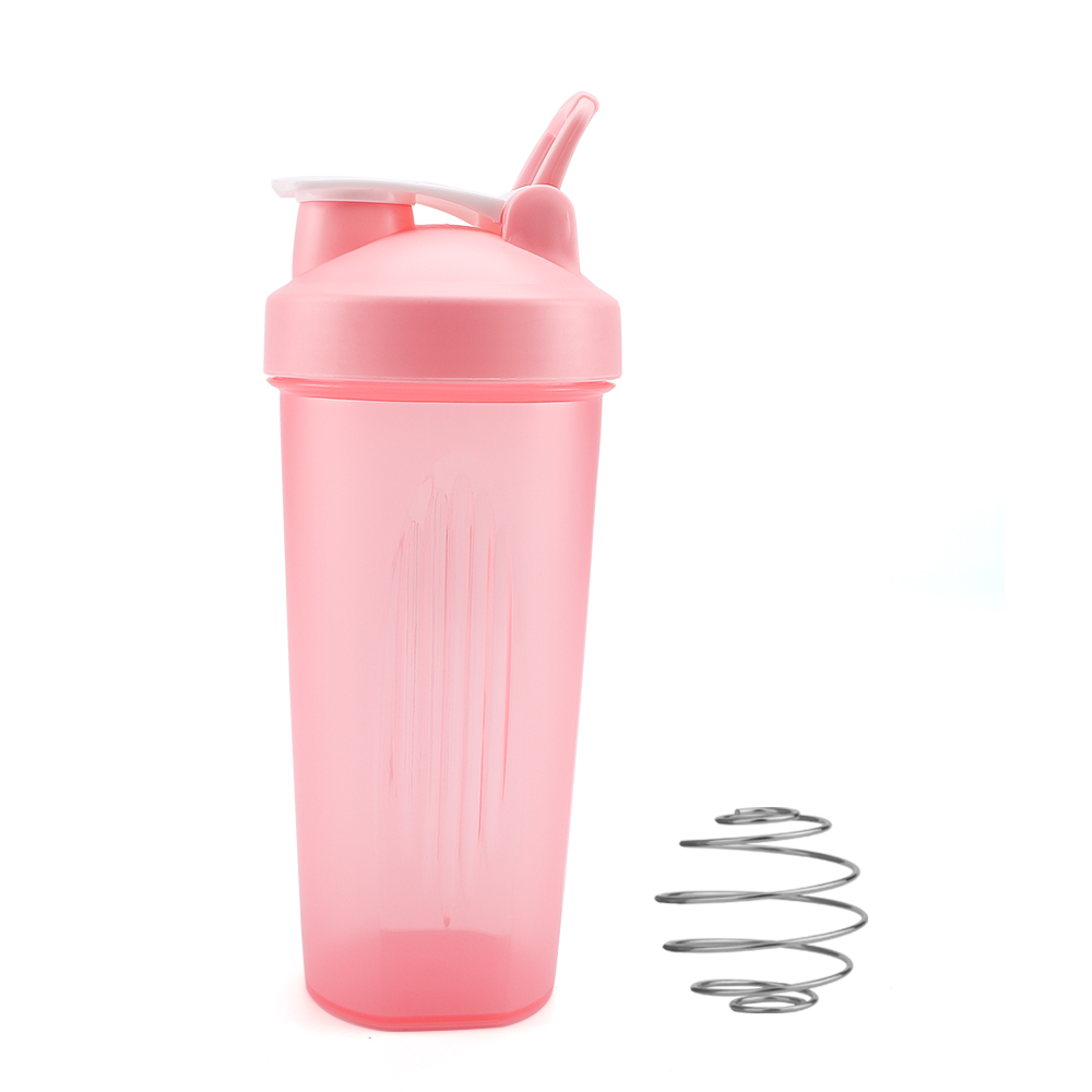 2020 New Style Three Layers Gym Bottle Blender Water Bottle Loop Top BPA Free Plastic Shaker Water Bottle