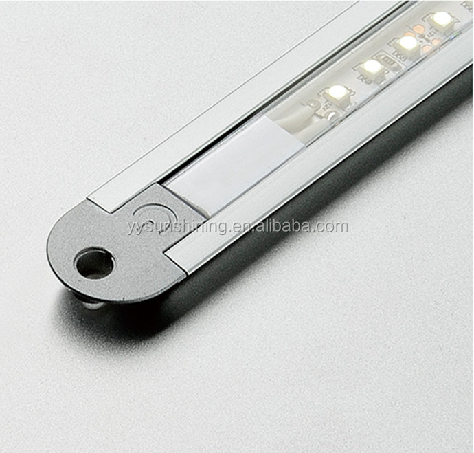 95lm/w Touch Sensor Switch Aluminium Slim LED Strip Profile Light for Wardrobe Closet
