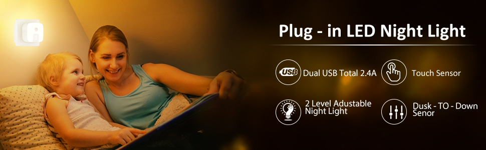 Plug-in LED Night Light