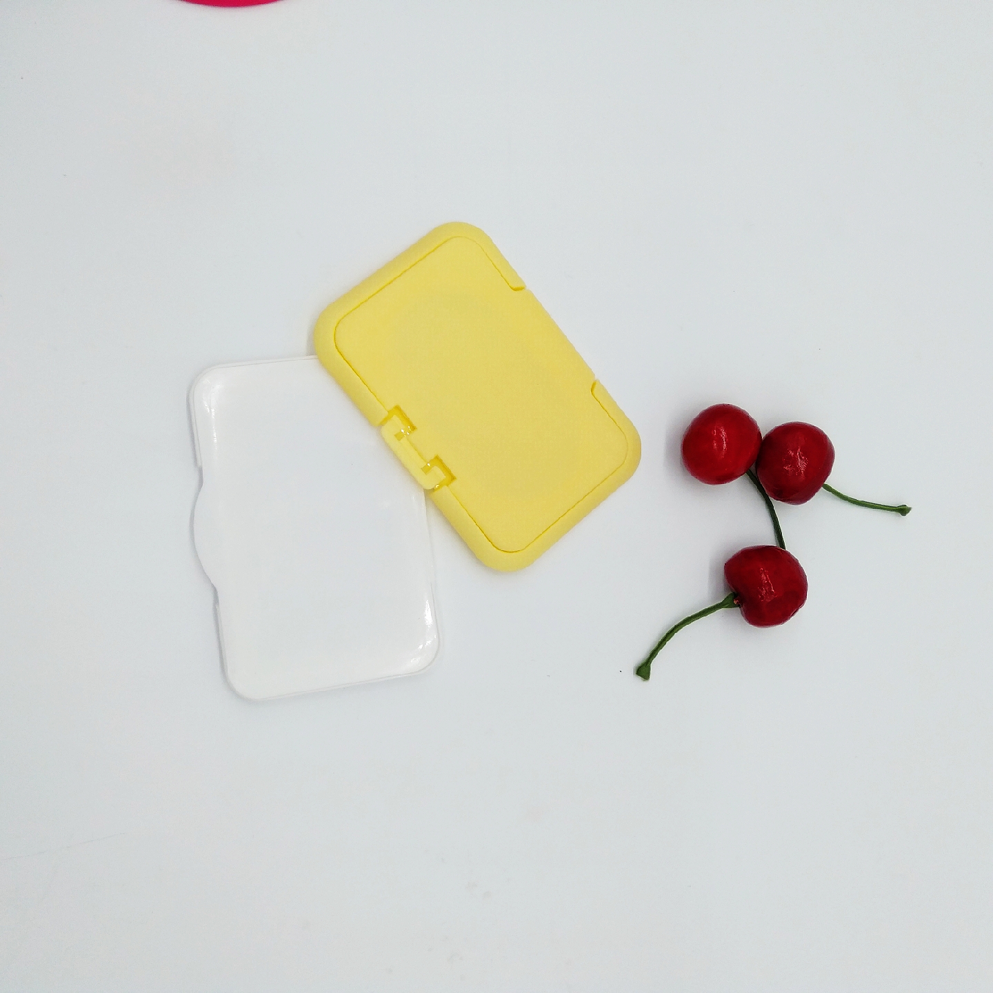 Blue Baby Wet Wipe Lid Cover 100mm ISO9001 Flip Top Cap