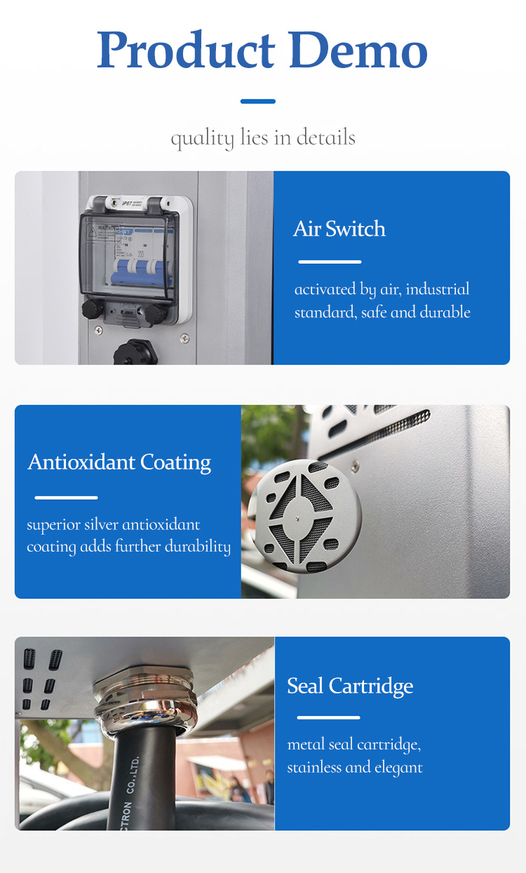 Commercial Level 3 DC EV Charger Station CCS Type 1 2 Combo EVSE Wallbox 30KW
