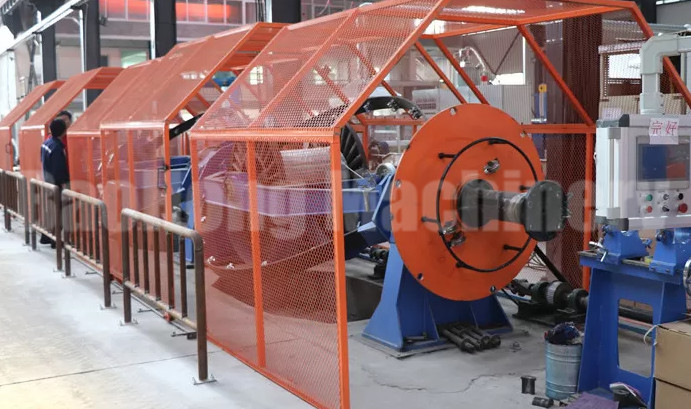 Core Laying Machine For Aerial Bundled Cable 2+1 3+1 3+1+1 Power Saving