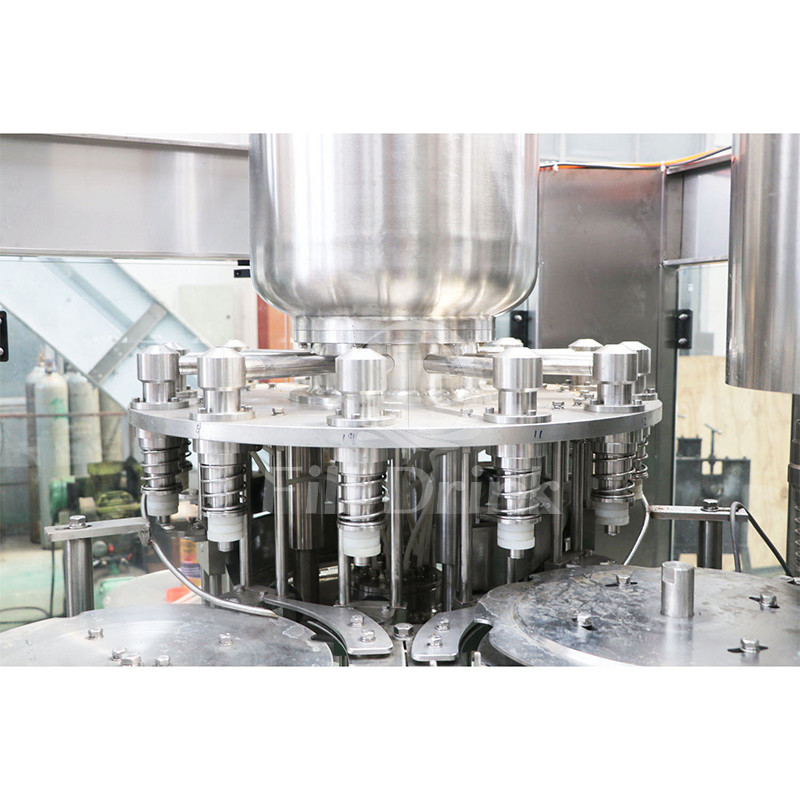 0-2L PET Bottle Juice Filling Machine 4000BPH Hydraulic Cylinder