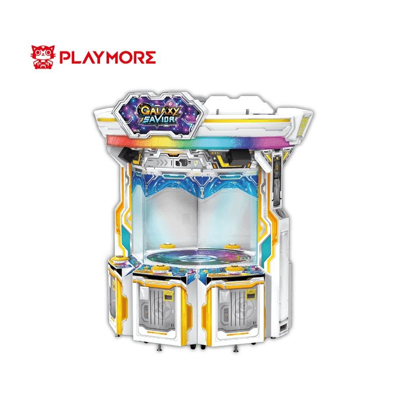 550W Adult Galaxy Savior Video Arcade Game Machines 6 Player Redemption Machines