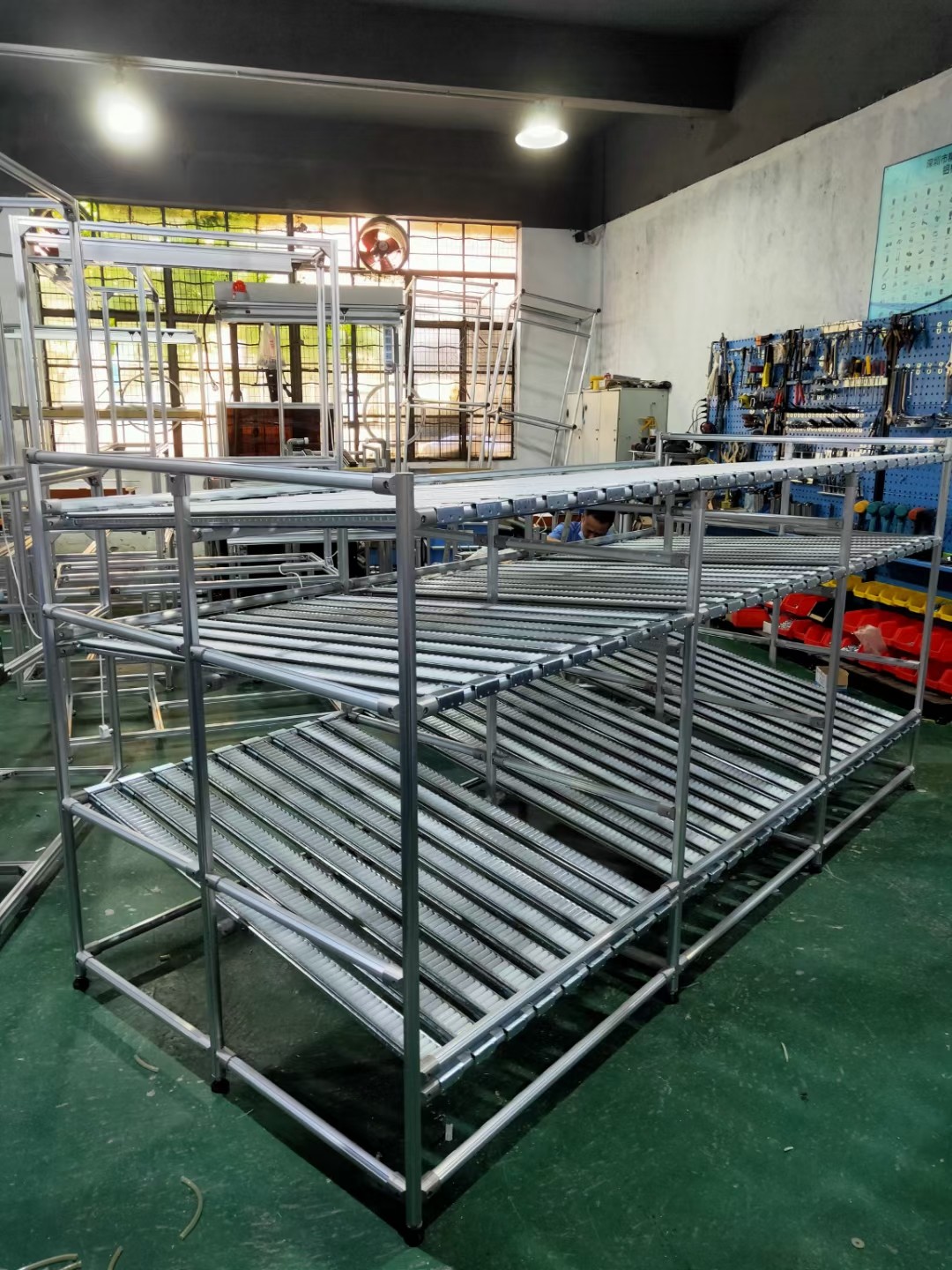 Parallel Double Aluminum Pipe Coupling Pipe Connector Sandblasted AL-9
