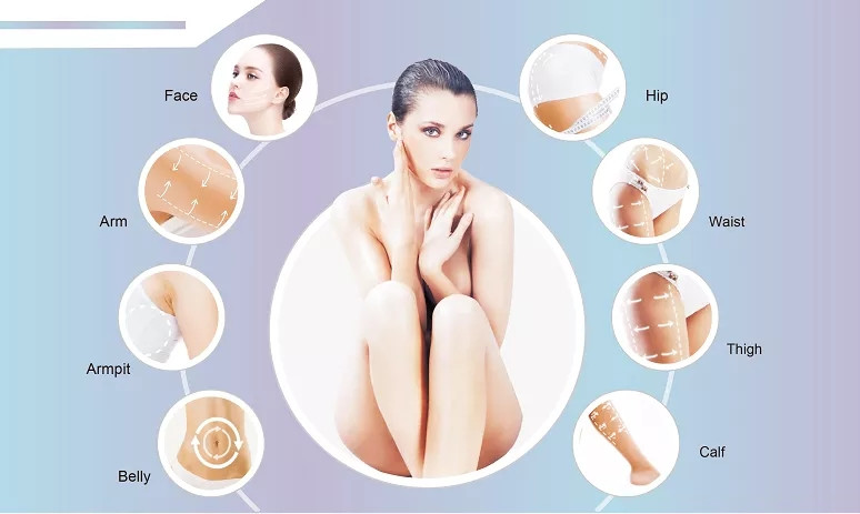 RF Vacuum Cavitation Machine 6 In 1 40K Skin Tightening Shaping Beauty Equipment