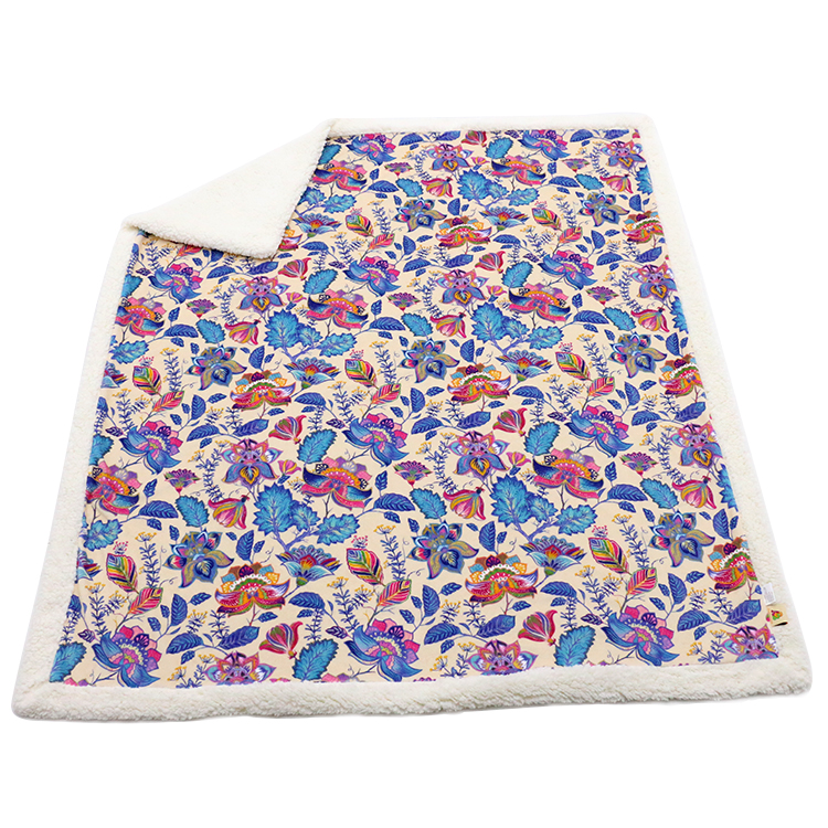 Christmas Customized Printed Sherpa Throw Soft Cozy Plush Fleece Blankets for Sofa Bedding Winter