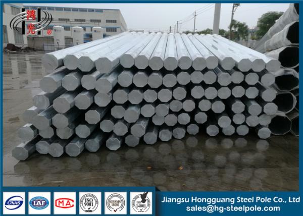 Durable Galvanized Steel Tubular Pole Electricity Transmission Substation