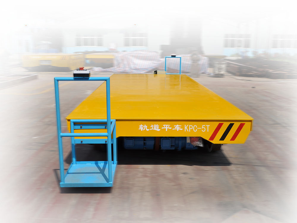 China Manufacturer Warehouse Electric Flatbed 20t Transfer Car