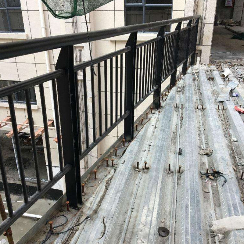 Modern Stainless Steel Handrail Railing Zinc Steel Balustrade Metal Interior