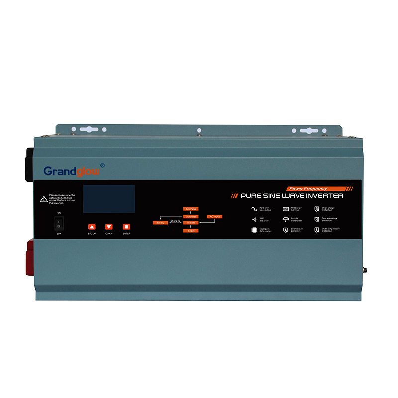WIDE PV INPUT CAN WORK WITHOUT BATTERY 3500W HYBRID OFF GRID INVERTER WITH 24V 80A MPPT CONTROLLER BUILT IN