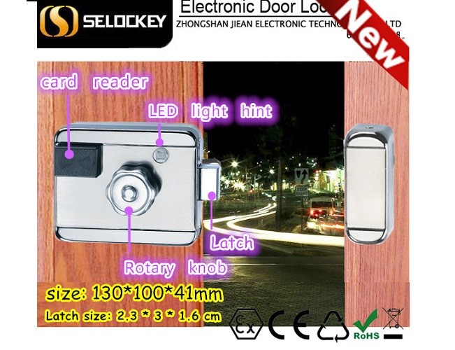 Remote Control APP No Wiring Ic Card Electric Control Lock