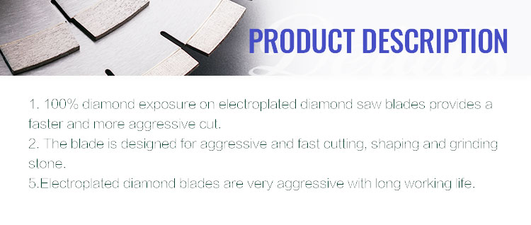 Diamond Tools 350mm Electroplated Diamond Saw Blade for Granite Marble Stone Cutting
