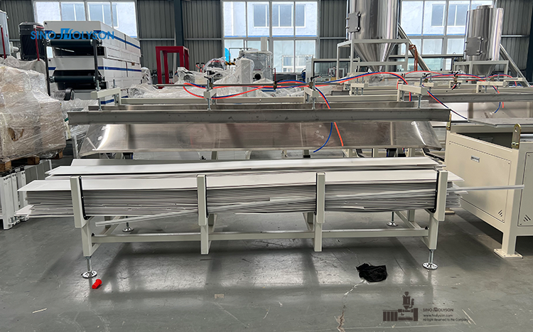 HSJZ-65/132 PVC Flute Wall Panel Making Machine(7/9 Grooves)