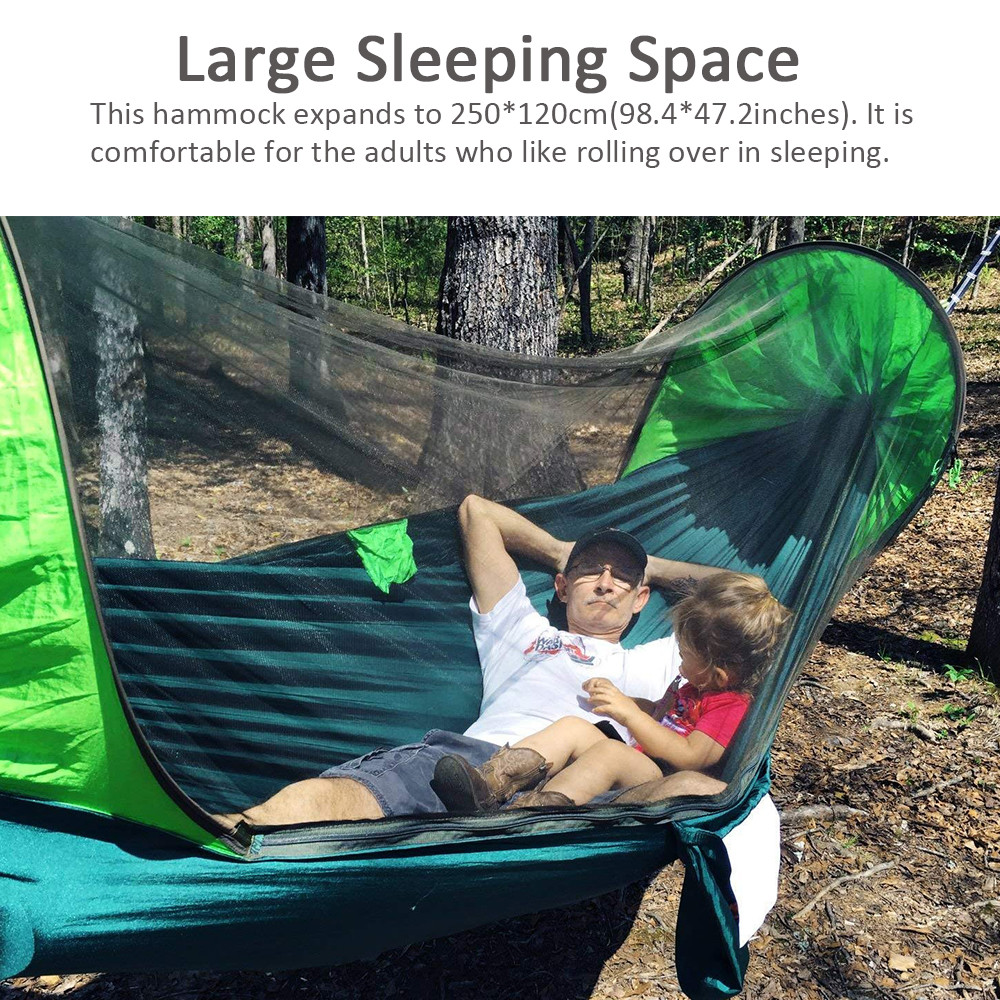 3 min set up 98x47in Lightweight Portable Hammock