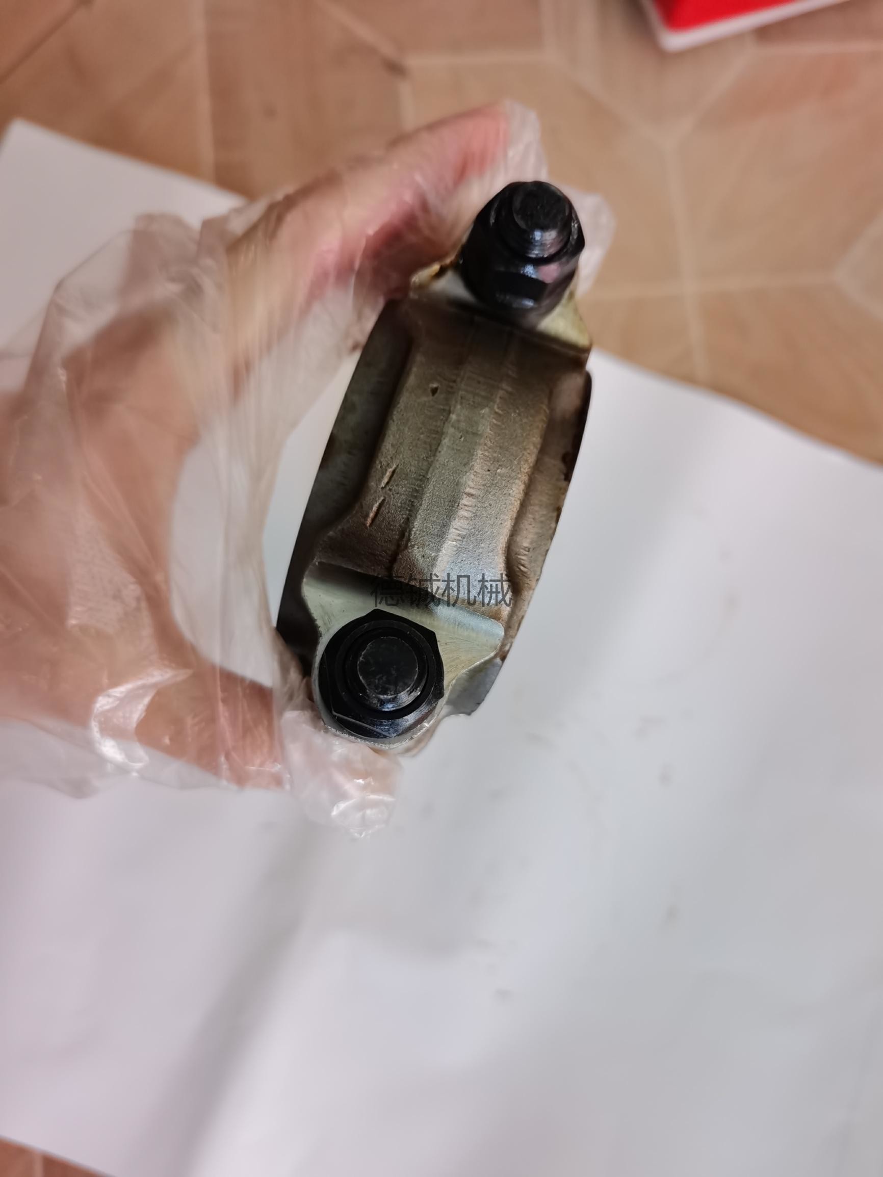 Black Engine Connecting Rod Mitsubish 4D32 Con Rod Connecting Rod With Piston