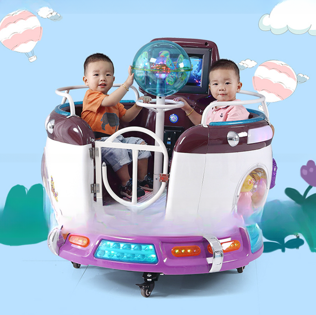 Guangzhou game factory coin operated kiddie ride merry go round kids rides for children