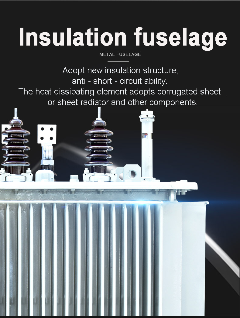 S11 Three Phase Oil Immersed Oil-Immersed Type Transformer Oil-Filled Electric Transformer