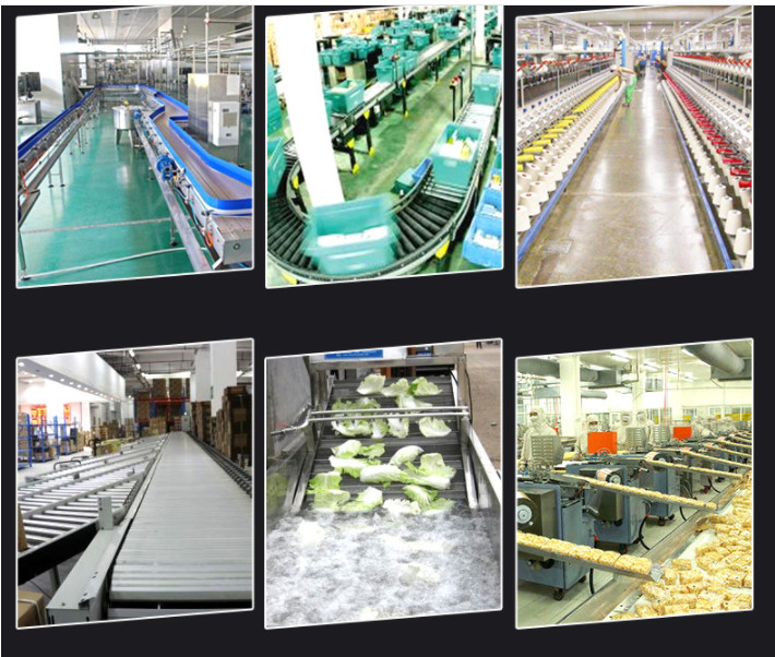 Vertical Cooling Conveyor System SS Chain Mesh Conveyor Belt Plain Weave Rustproof