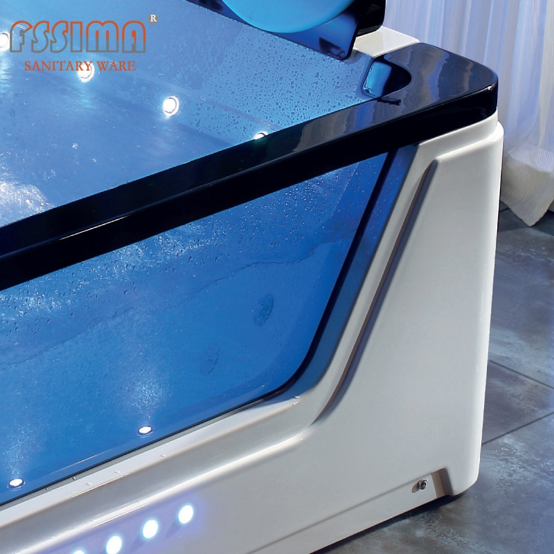5 Foot Waterfall Whirlpool Bathtub Hot Tub 1700x1300x680MM