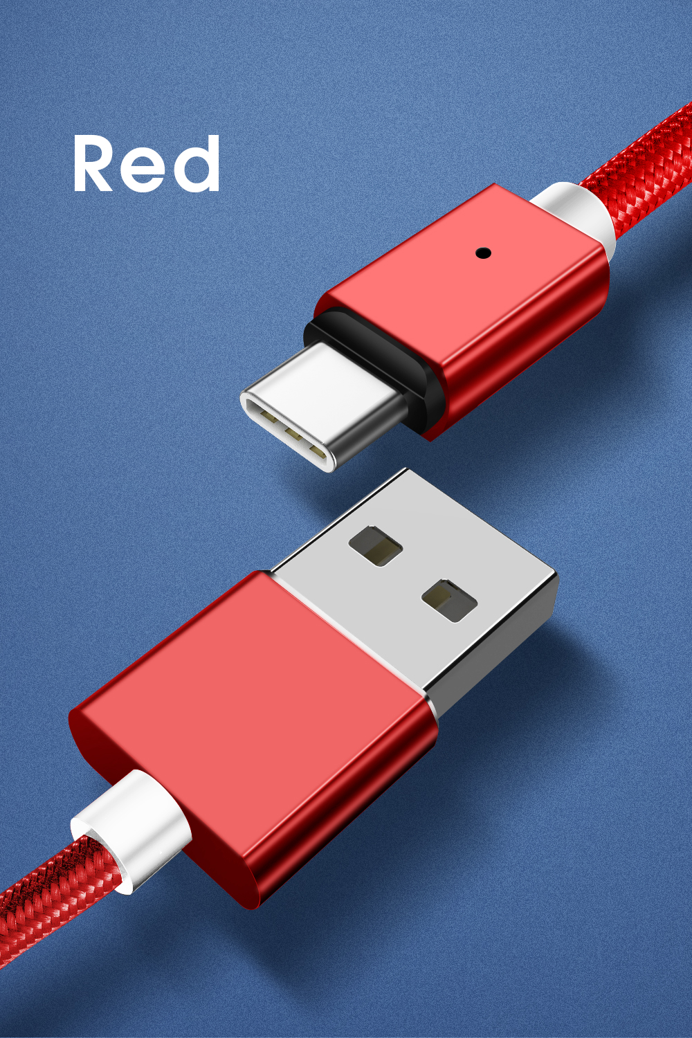 3A Magnetic Cables Fast Charging USB C Data Transfer Cable 3 in 1 1M 2M for Type C Devices