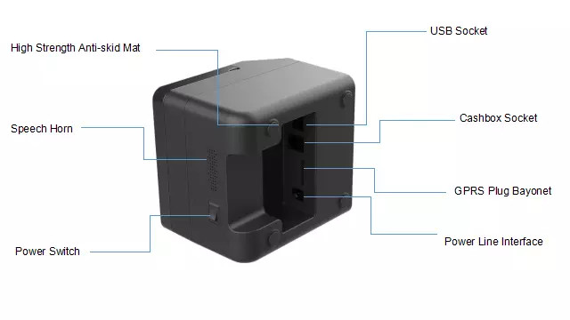 Receipt Barcode Printer Machine 58mm 2 Inch Bluetooth Thermal Printer