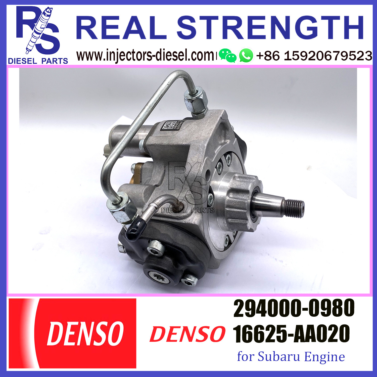 DENSO Injector Pump Diesel Engine Fuel Injection Pump 294000-0980 16625AA020 for subaru engine