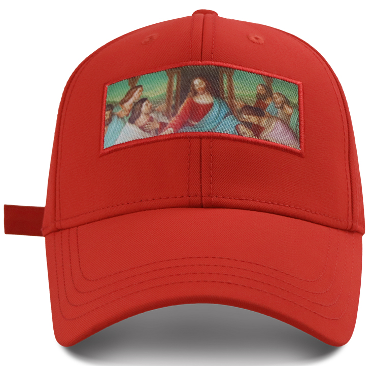 SGS Certification Hip Hop Dad Hats , 100% Polyester Curved Brim Baseball Cap