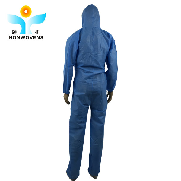 Medical Disposable Protective Coverall Suits 25gsm Full Body For Hospital