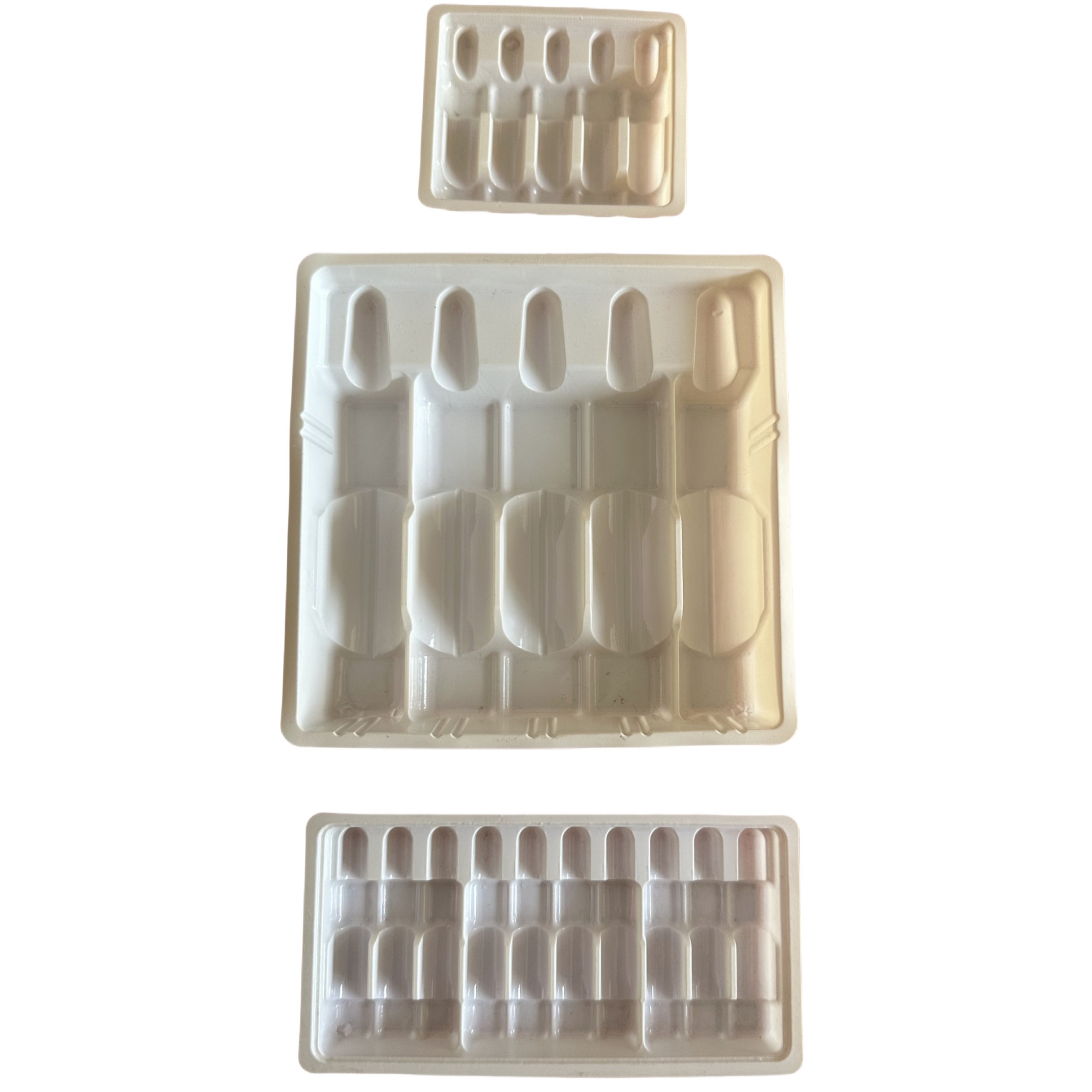 Customized Drug Ampoule Tray 1ml 2ml 5ml 10m Water Injection PET Ampoule Tray Wholesale Customization
