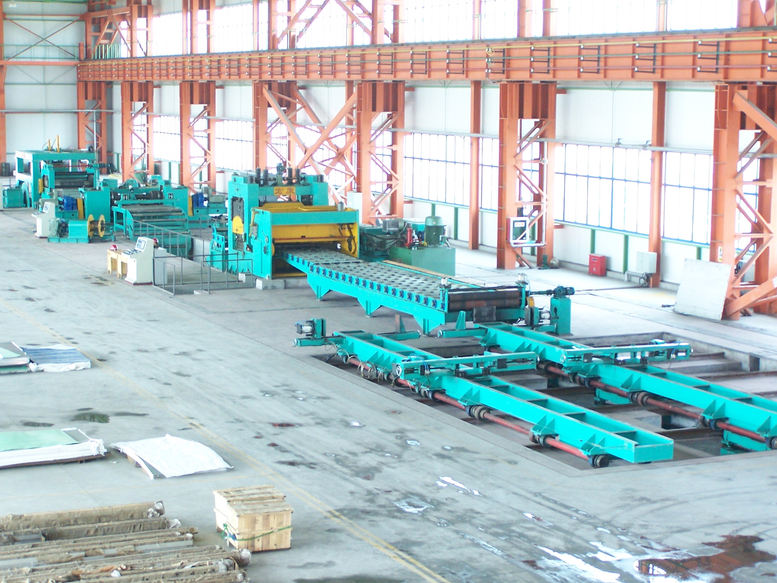 Sheet Metal Uncoiling and Leveling Shearing Line for Home Appliance Manufacturing