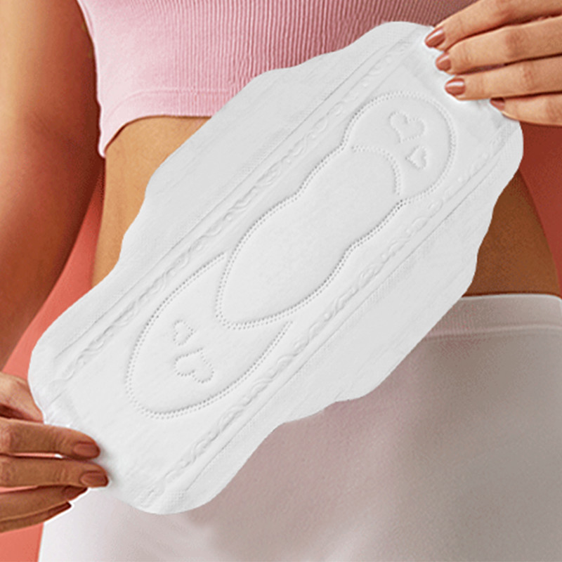 Super Soft Maxi 290mm Sanitary Pads Easy To Pull Sticker Packaging With Perfume