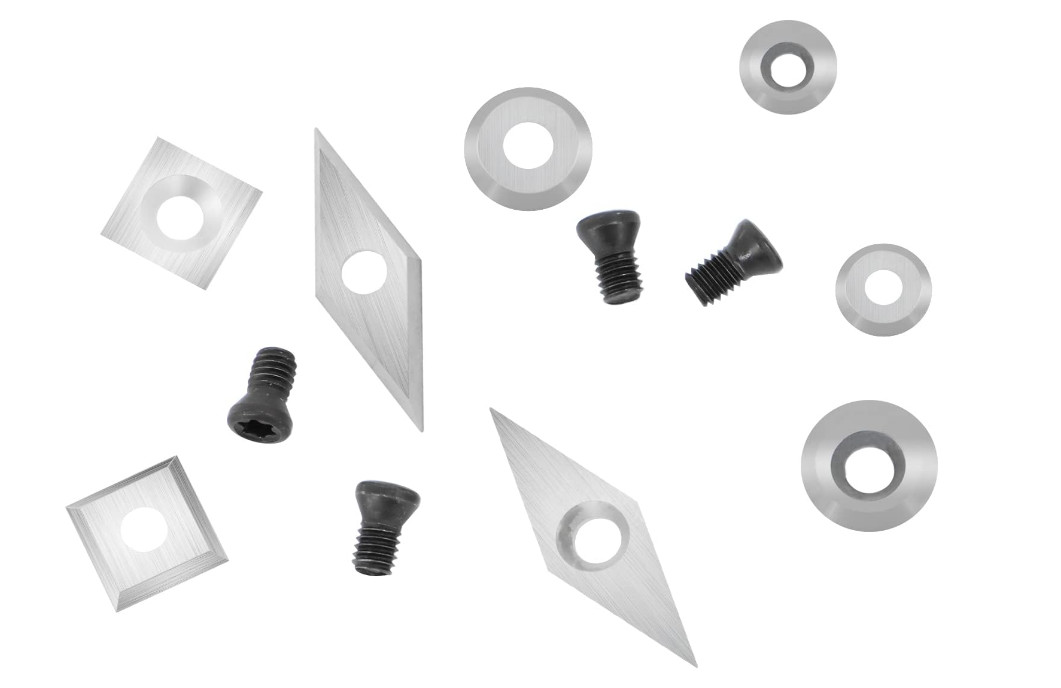 4Pcs Wood Turning Carbide Cutter Inserts For Woodworking