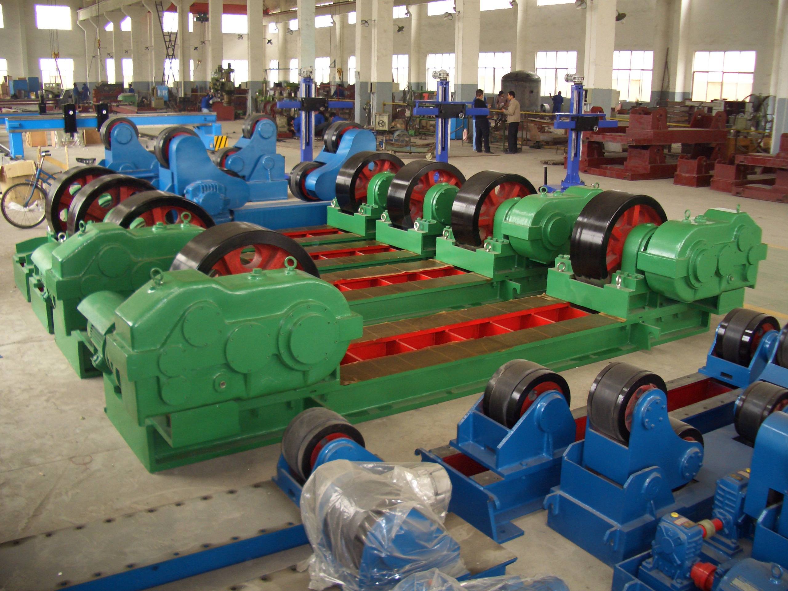 200T Conventional Pipe Welding Rollers Heavy Duty Tank Turning Rolls