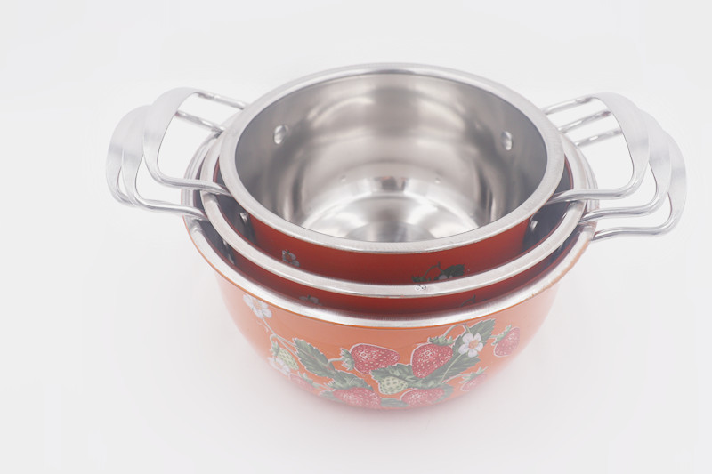 18cm Multi Functional Boil Soup Pot Metal Steel Cooking Pot