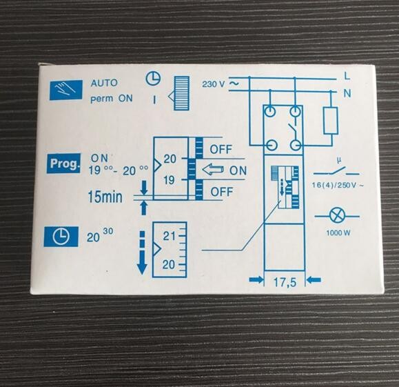 Free Shipping SUL180a 15 Minutes Programmable Din Rail Mechanical Timer
