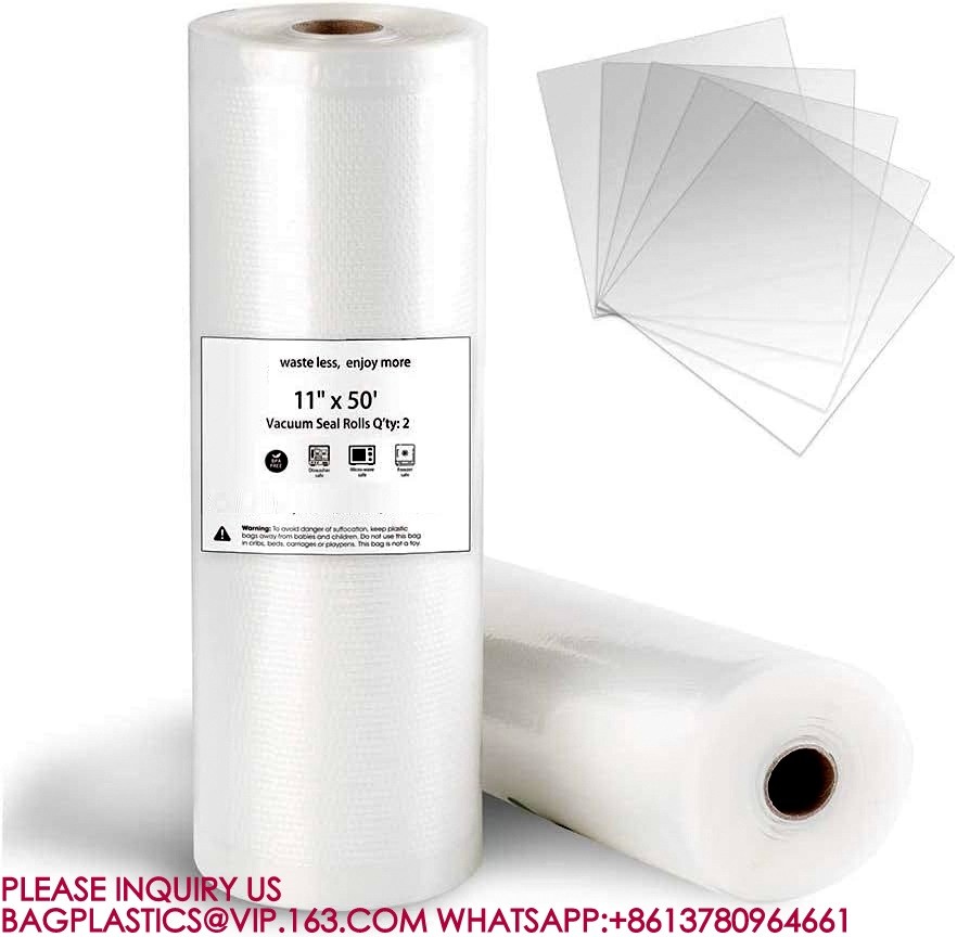 Vacuum Sealer Bags Rolls Food Saver, Seal A Meal, Vac Storage, Meal Prep Or Sous Vide