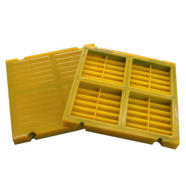 Mining Industry Pu Screen Panel 85a Hardness Modular 305x305x30mm