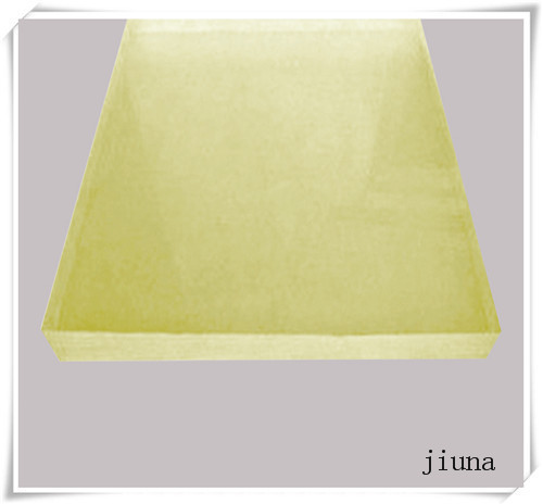 80 Shore A Polyurethane Rubber Sheet Natural Color PU Sheet Solvent Resistance