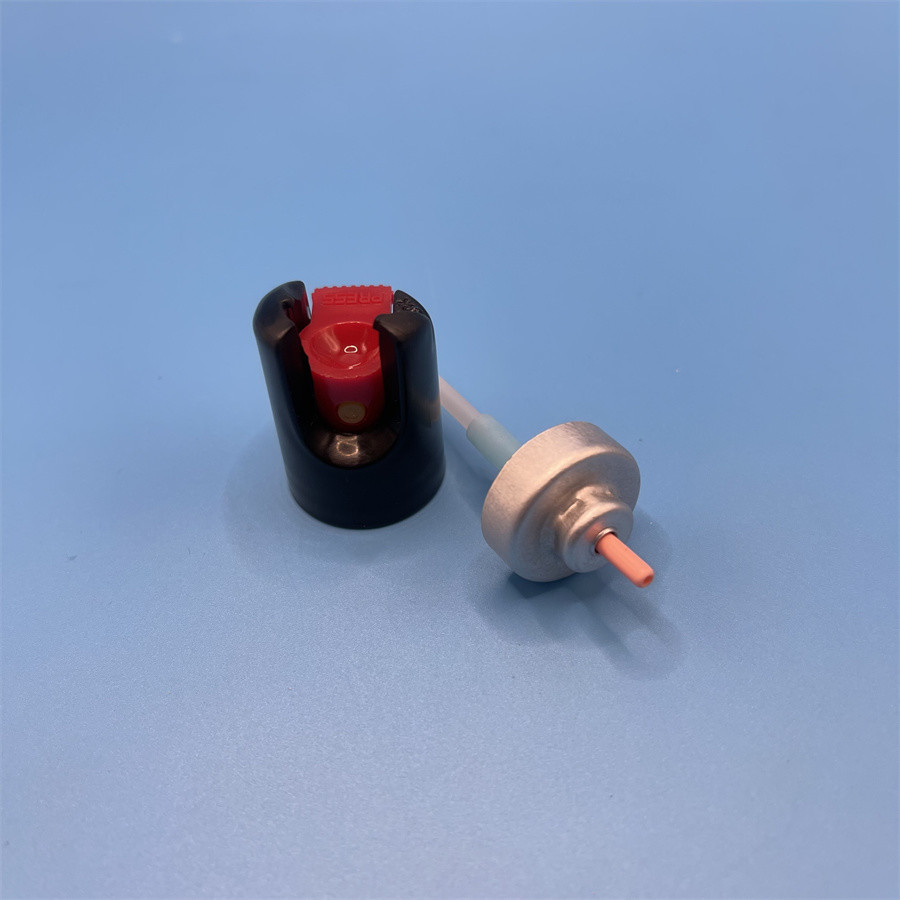 Compact Personal Defense Spray Valve and Actuator - Reliable Protection for On-the-Go Security