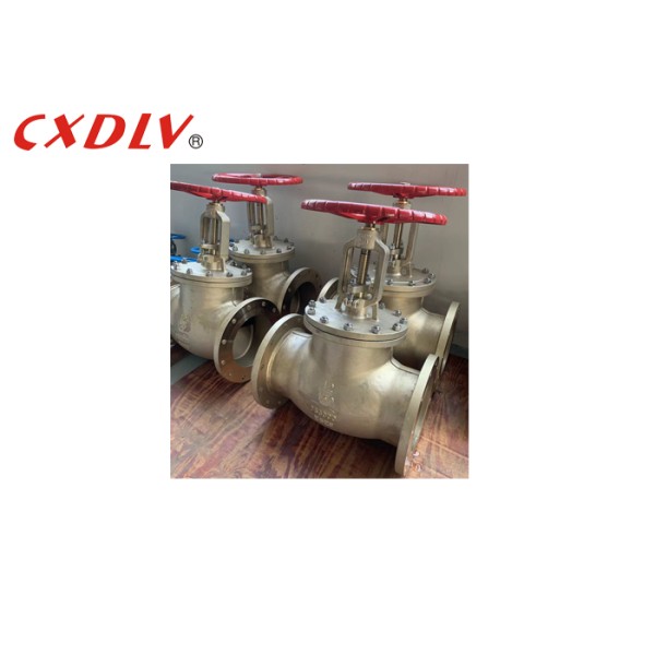 C95800 Alloy 65A JIS5K Flanged Globe Valve with Handle Wheel For Marine