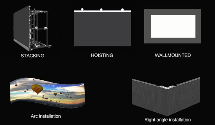 4m X 4m Dj Outdoor Led Display Rental 500x1000mm Cabinet