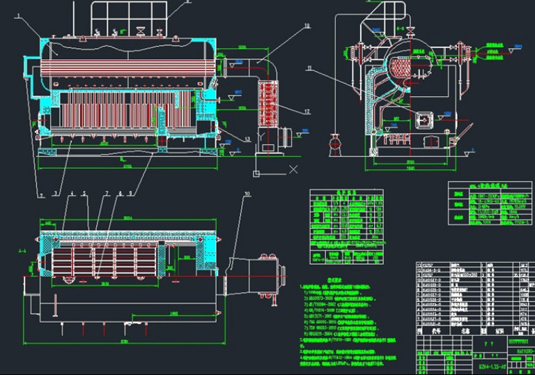 High Safety 204℃ Biomass Wood Boiler Low Temperature Greenhouse Gas Emissions