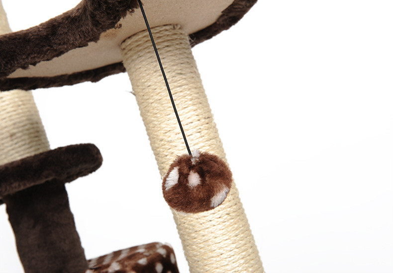 Weight 15kg Large Cat Scratching Post , Tall Cat Tree Nest Inside Diameter 23cm